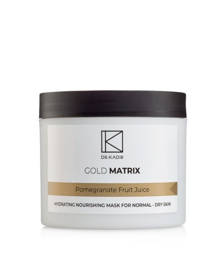 منتج Dr. Kadir Gold Matrix هو قناع ترطيب وتغذية للبشرة العادية إلى الجافة